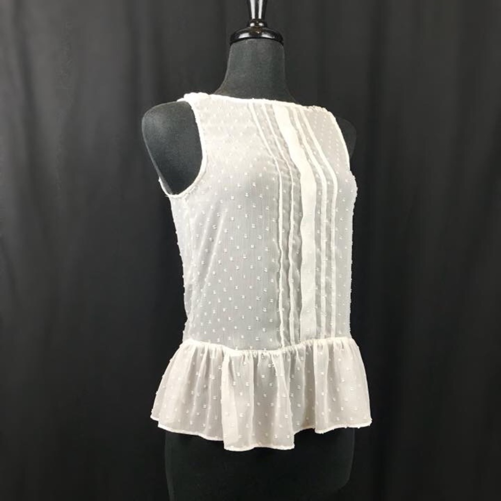 Sheer White Tank Blouse